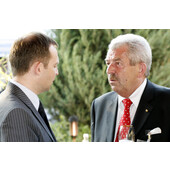 Sommerauftakt 2007 - DStV-Präsident Jürgen Pinne (rechts) mit MdB Dr. Volker Wissing Sommerauftakt 2007 - DStV-Präsident Jürgen Pinne (rechts) mit MdB Dr. Volker Wissing