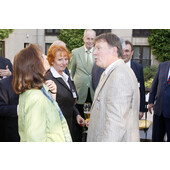 Sommerauftakt 2008 - DStV-Vizepräsident Dr. Bernd Sielaff mit MdB Antje Tillmann