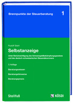 Rudolf Stahl: Selbstanzeige