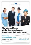Anhörung des Europäischen Wirtschafts- und Sozialausschusses zur Rolle der Freien Berufe in der Europäischen Zivilgesellschaft 2020