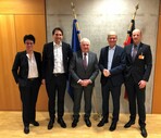 DStV-Präsident Elster mit der Spitze der CDU/CSU-Bundestagsfraktion im Gespräch