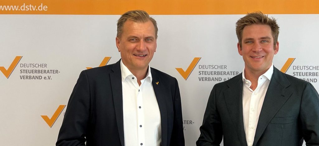 DStV-Präsident Lüth mit DSTG-Spitze Köbler im Gespräch